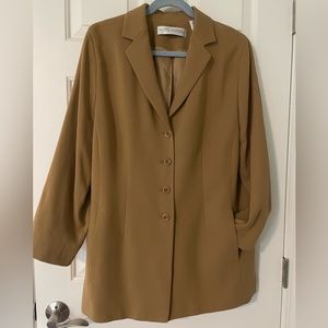 Vintage Valerie Stevens wool gabardine blazer 14W